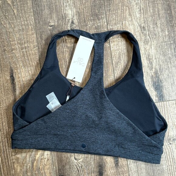 NEW CALIA Lustralux T-Back Bra Darker Ardosia Slate Heather Women's Size XL - Picture 7 of 12